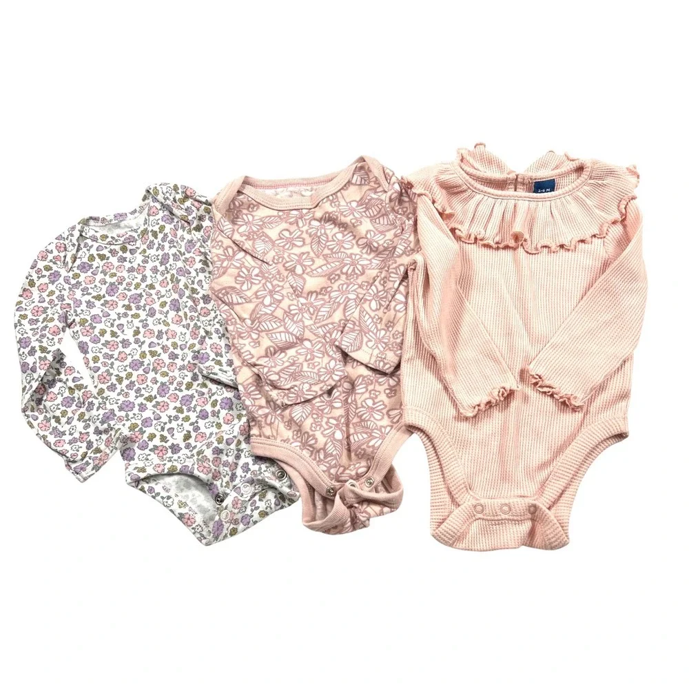 30 Piece Baby Girl Bundle 0-3m, 3-6m, 6m EUC